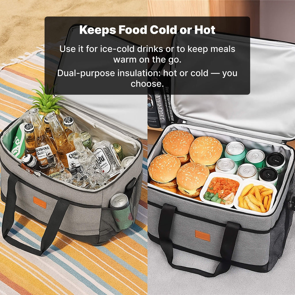 Outdoor Companion 33L Insulated Waterproof Cooler Bag For Snacks And Drinks