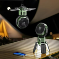 Outdoor Companion Portable Fan And LED Light For Outdoor Adventures