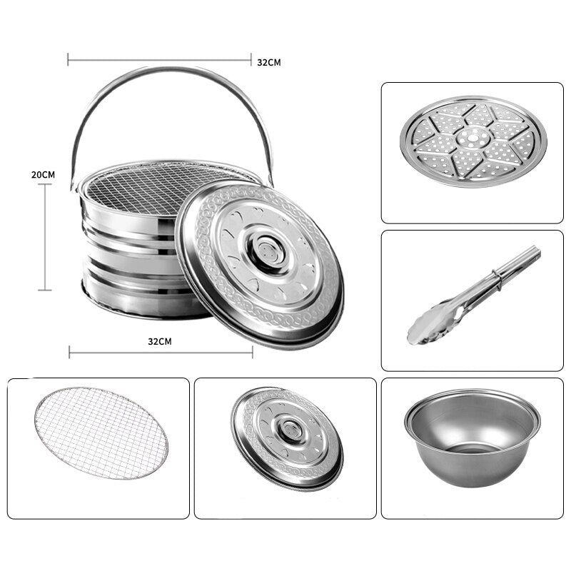 Portable Outdoor Heating Pot For Quick Camping Meals And Hiking Trips