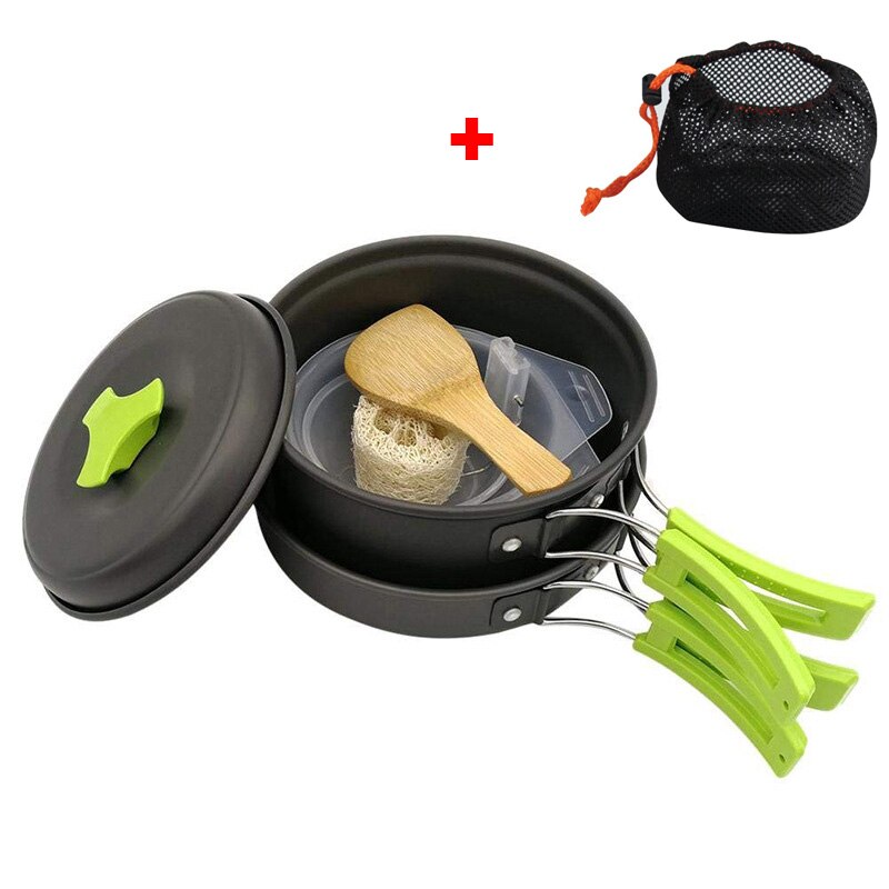 Outdoor Essentials Camping Travel Cookware Kit For Easy Outdoor Meals