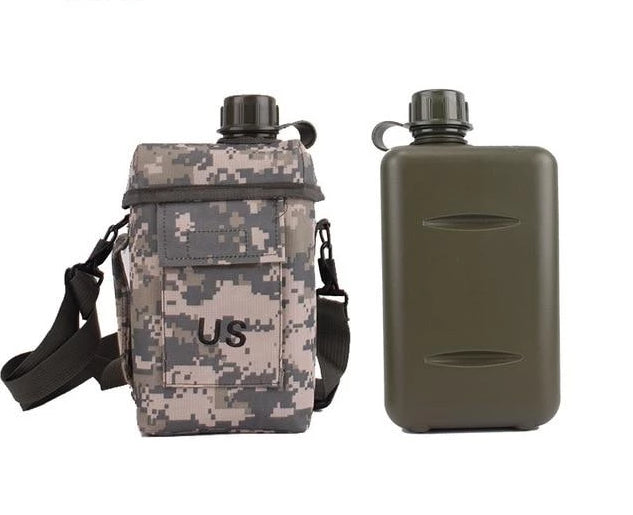 Outdoor Essentials Hiking Canteen Water Bottle 2L Capacity Lightweight Hydration