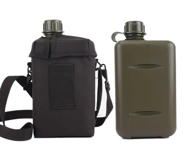 Outdoor Essentials Hiking Canteen Water Bottle 2L Capacity Lightweight Hydration