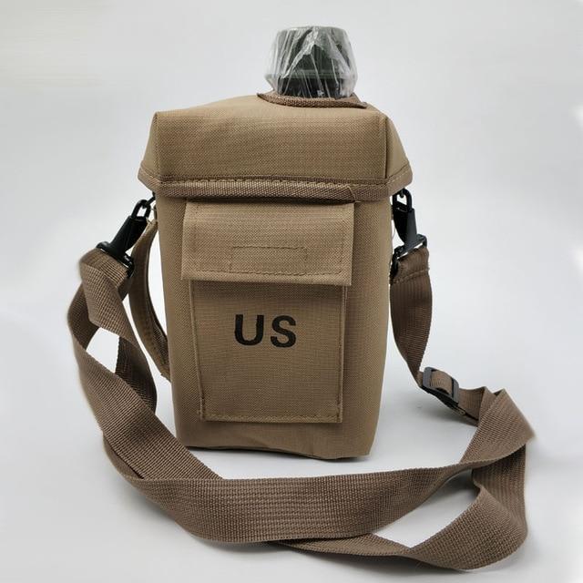 Outdoor Essentials Hiking Canteen Water Bottle 2L Capacity Lightweight Hydration