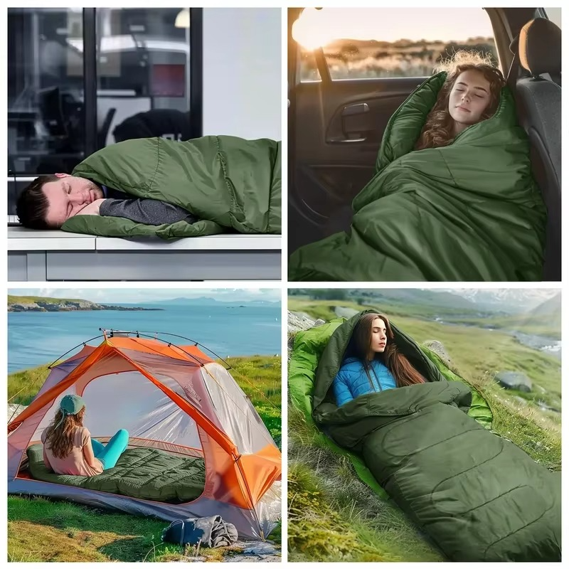 Outdoor Essentials Ultralight Waterproof Sleeping Bag For All-Season Comfort