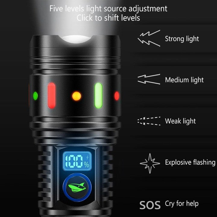 Outdoor Essentials Long Range Flashlight For Camping And Hiking