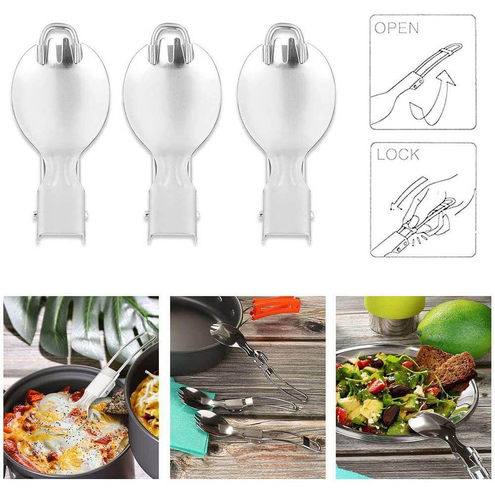 Outdoor Essentials Compact Gas Stove Kit With Lightweight Cookware
