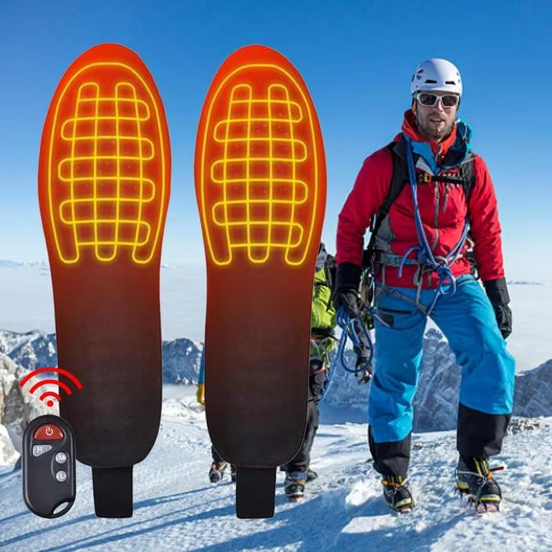Outdoor Essentials Warm Insoles With USB Rechargeable Heating And 3 Settings