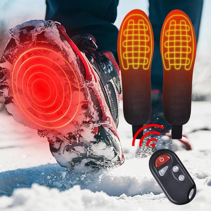 Outdoor Essentials Warm Insoles With USB Rechargeable Heating And 3 Settings
