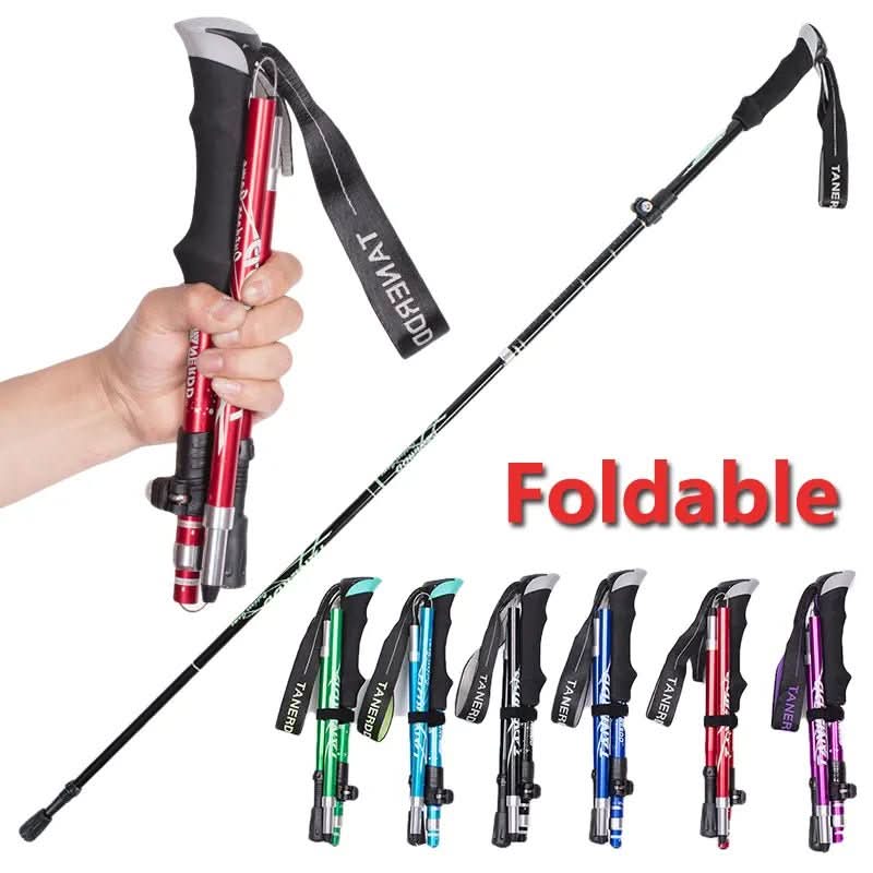 Outdoor Essentials Ultralight Telescoping Trekking Poles With Adjustable Length
