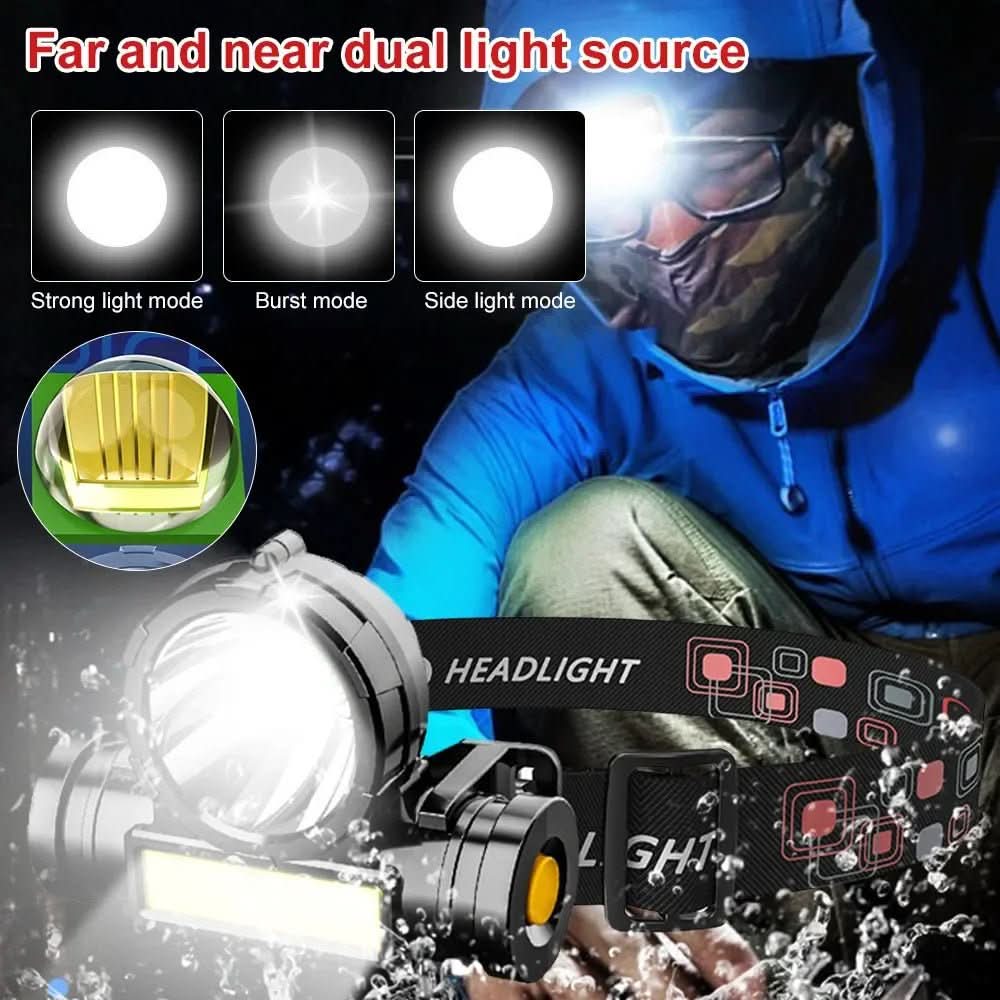 Outdoor Essentials LED Headlamp, High Brightness, Lightweight For Camping And Hiking