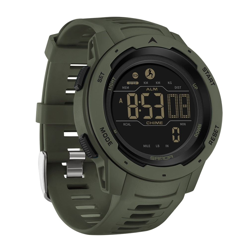 Outdoor Explorer Pedometer Watch For Fitness Tracking With Waterproof Design