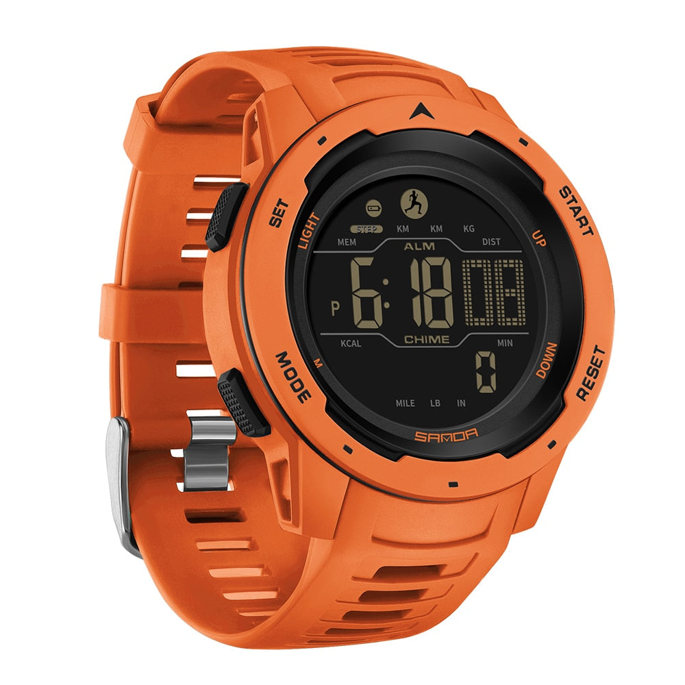 Outdoor Explorer Pedometer Watch For Fitness Tracking With Waterproof Design