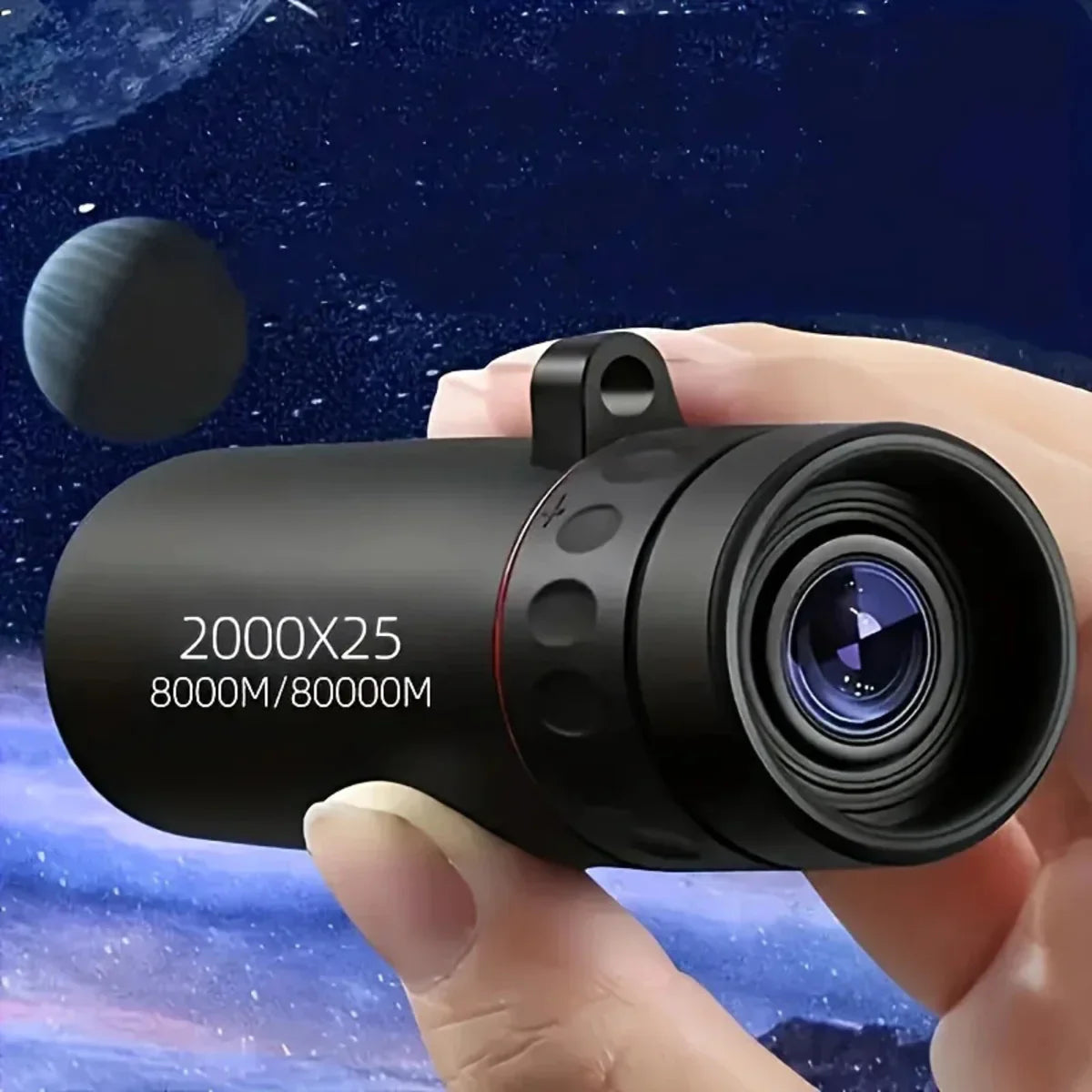 Outdoor Explorer Portable Monocular Telescope 2000x25 HD Zoom For Travel And Bird Watching
