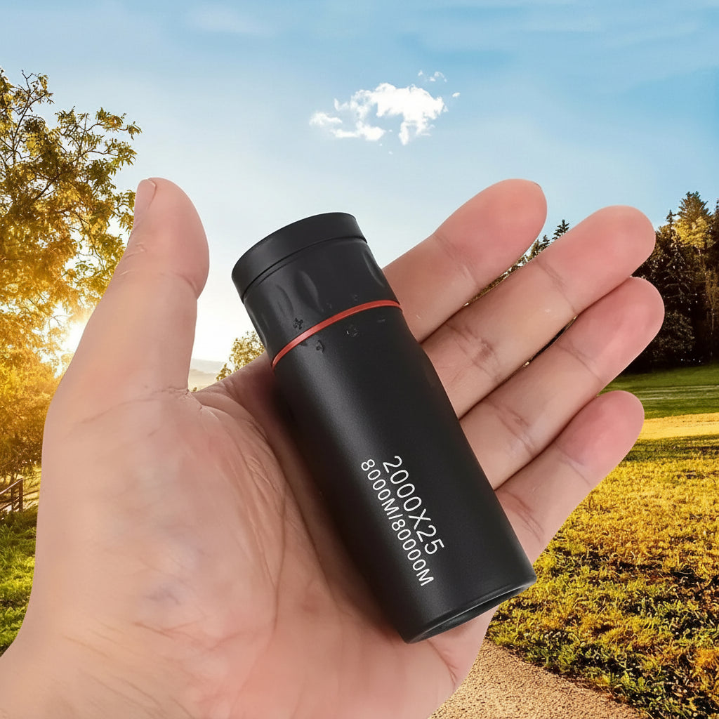 Outdoor Explorer Portable Monocular Telescope 2000x25 HD Zoom For Travel And Bird Watching