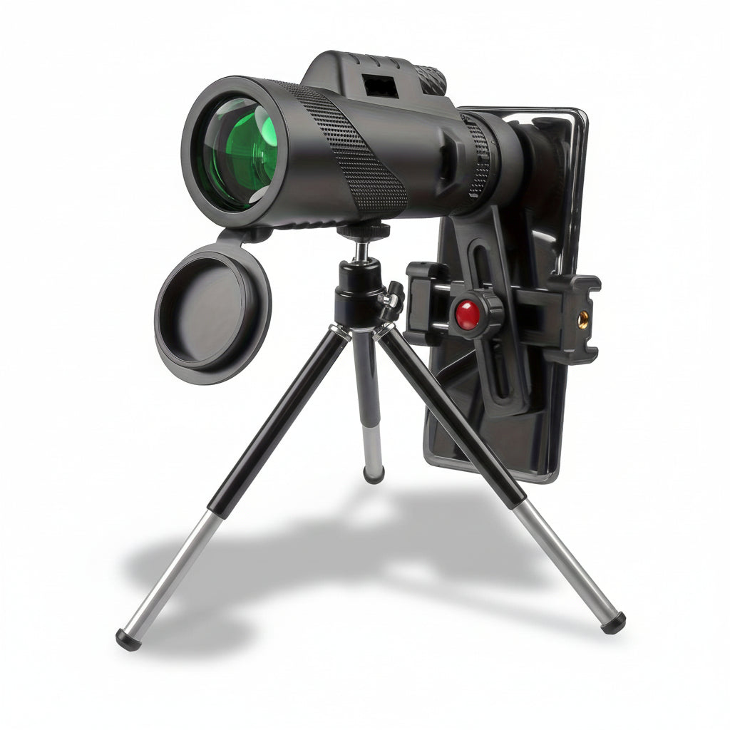 Outdoor Explorer Compact Monocular With 8x Magnification And Phone Adapter