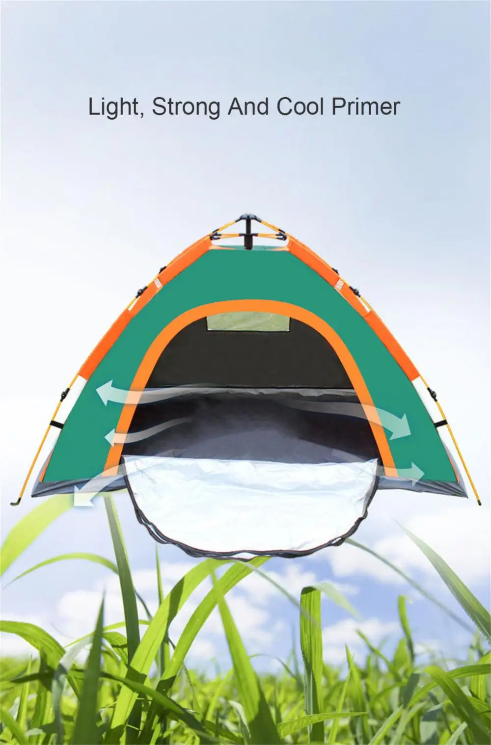 Outdoor Haven Auto Pop Up Tent Automatic Setup Spacious And Ventilated