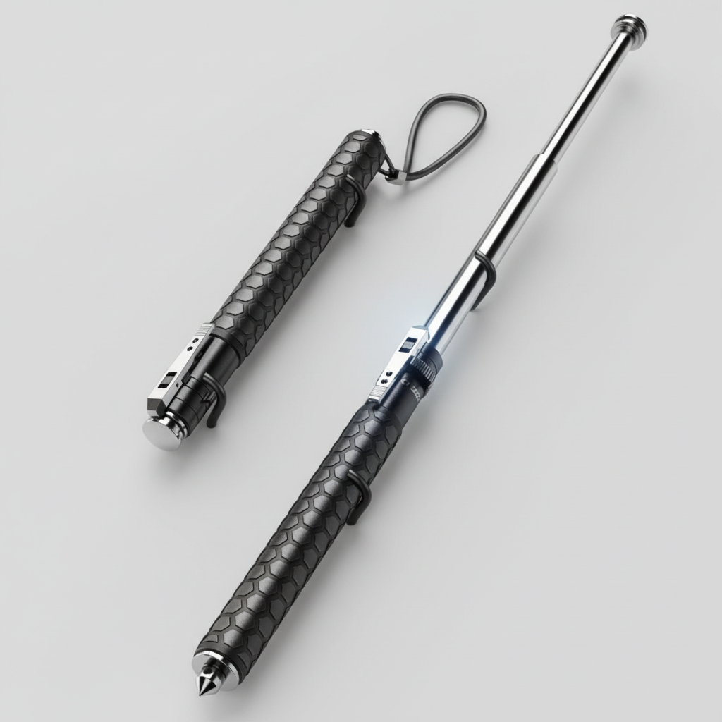 Outdoor Stability Extendable Hiking Pole With Non-Slip Grip For Steady Support