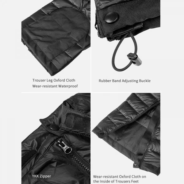 Outdoor Goose Down Thermal Trousers For Cold Weather