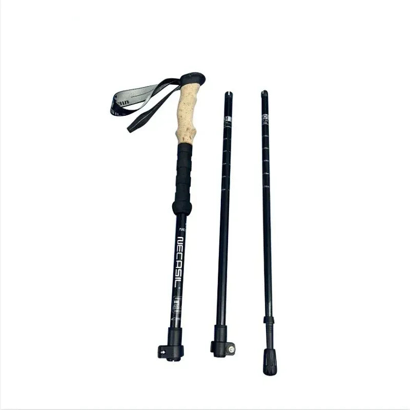 Lightweight Aluminum Collapsible Trekking Poles For All Terrain Support