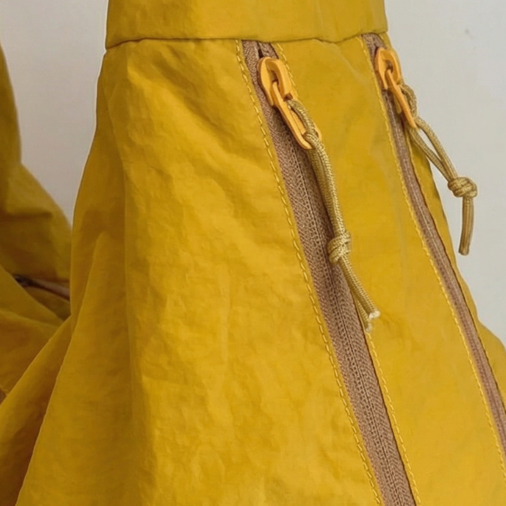 Lunova Oversized Shoulder Bag With Exterior Pockets