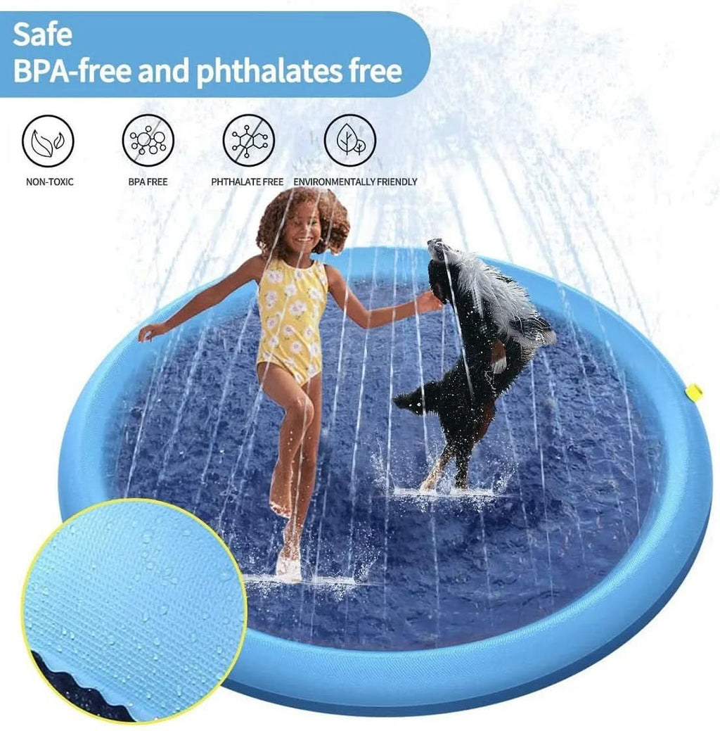 PETHYDRA Interactive Water Mat For Dogs With Built-In Sprinkler