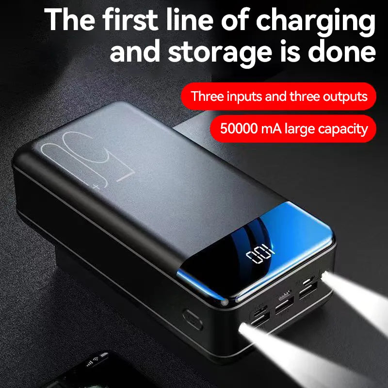 Pace Power Bank With 50,000mAh High Capacity Battery