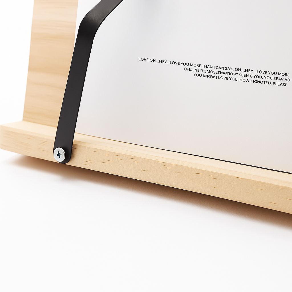 PageLift Adjustable Foldable Wooden Stand For Book Reading Comfort
