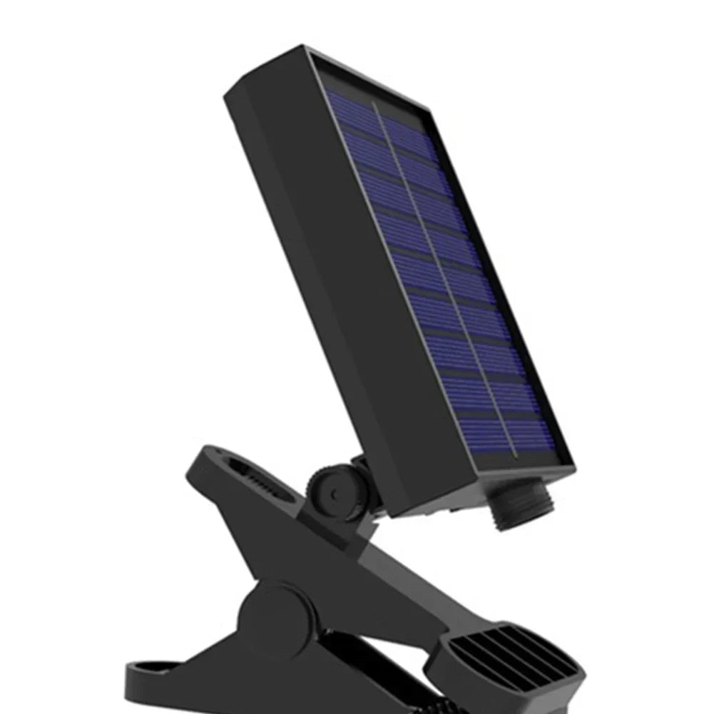 Outdoor Patio Umbrella Lights With Solar Power, Remote Brightness, And Timer