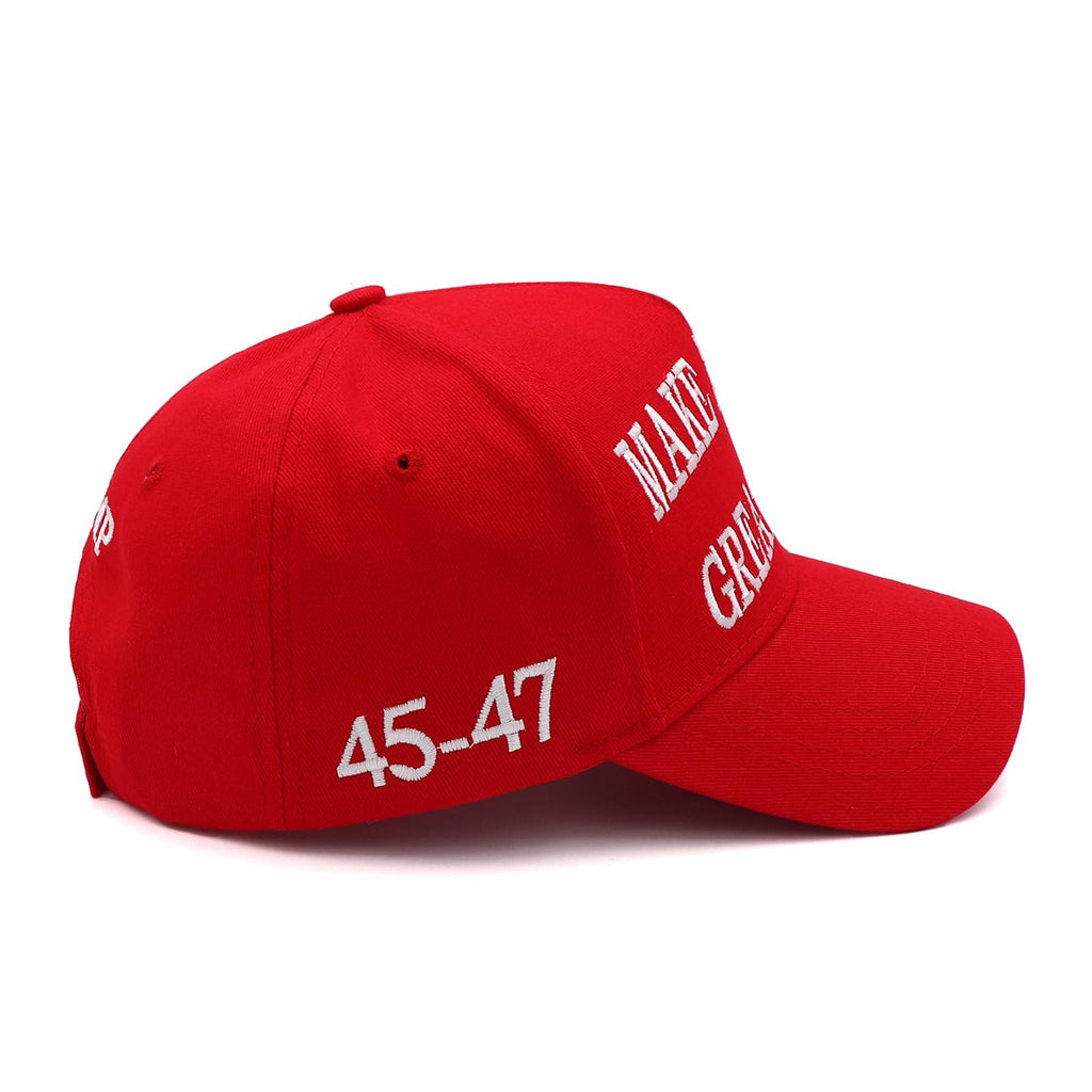 Patriotic Cap Adjustable Hat With Embroidered USA Flag For Everyday Comfort