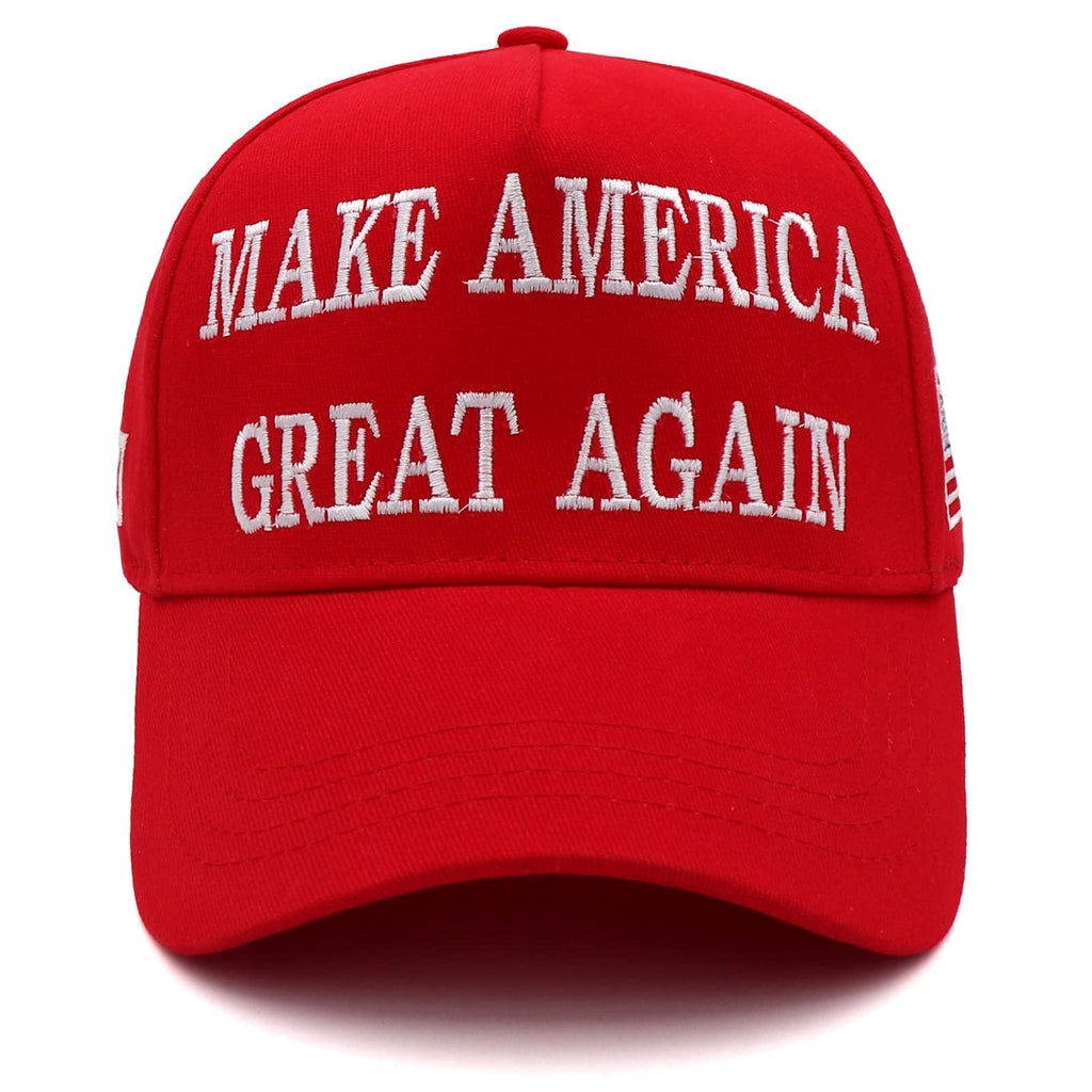 Patriotic Cap Adjustable Hat With Embroidered USA Flag For Everyday Comfort