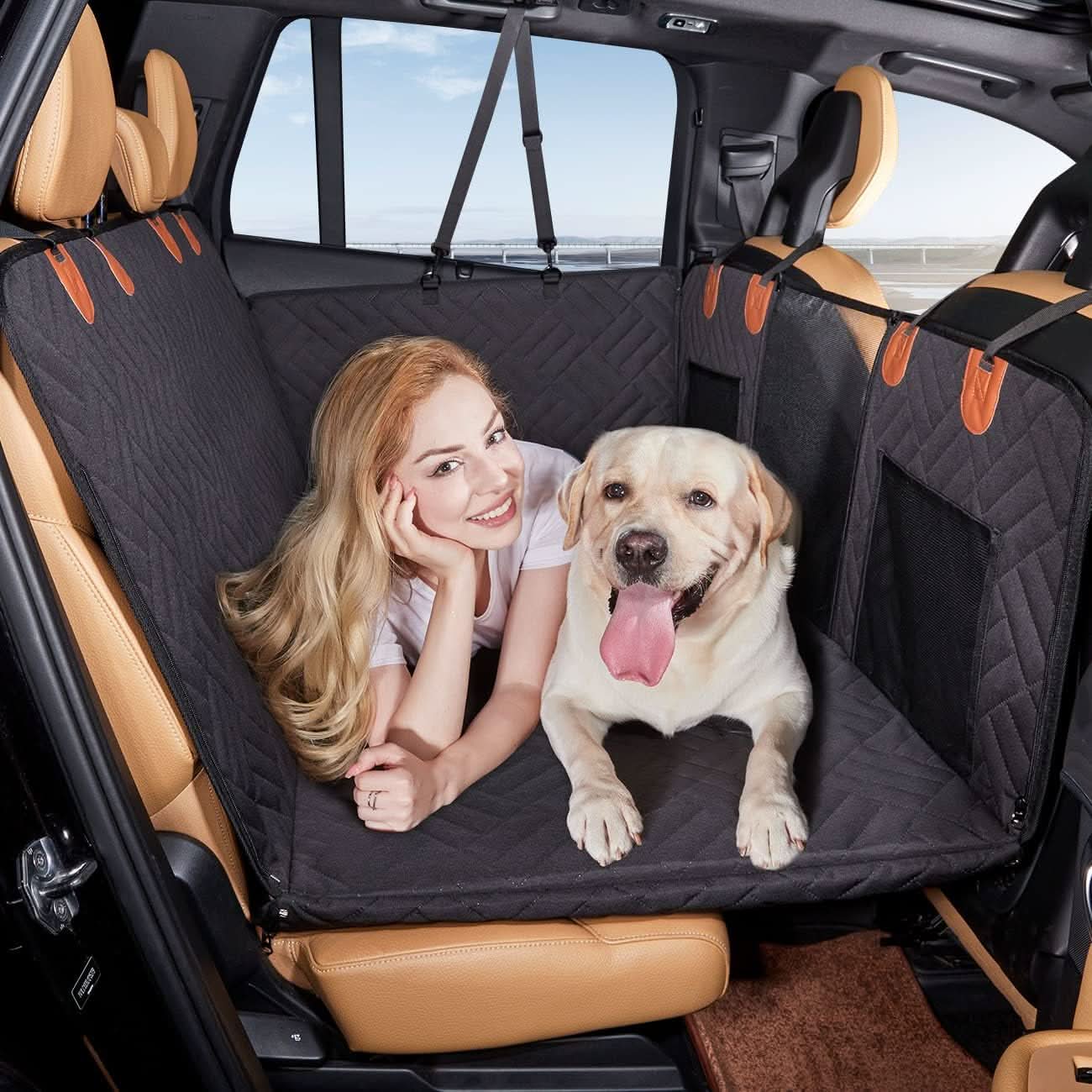PawShield Waterproof Dog Seat Cover With All-Round Protection And Adjustable Fit