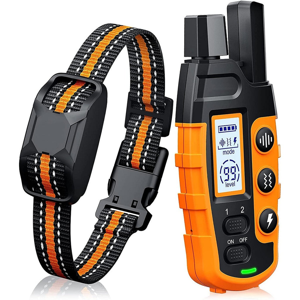 Pawfey Waterproof Dog Training Collar With 1000 Meter Range And Rechargeable