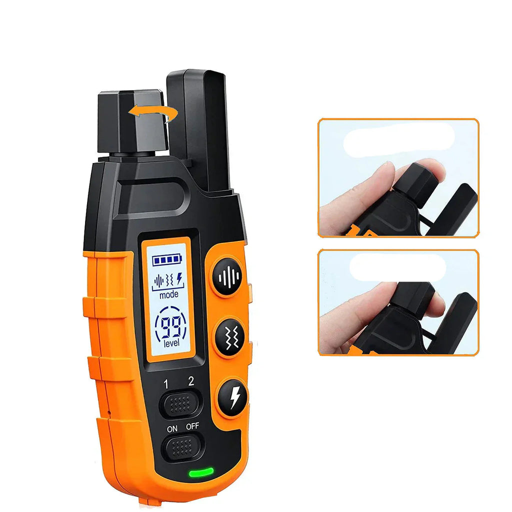 Pawfey Waterproof Dog Training Collar With 1000 Meter Range And Rechargeable