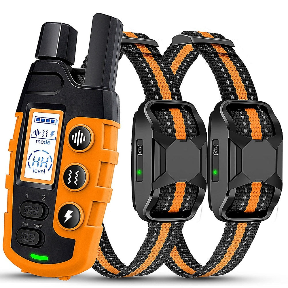 Pawfey Waterproof Dog Training Collar With 1000 Meter Range And Rechargeable