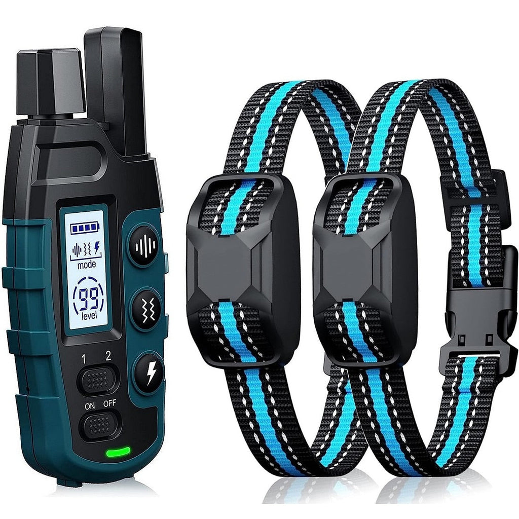 Pawfey Waterproof Dog Training Collar With 1000 Meter Range And Rechargeable