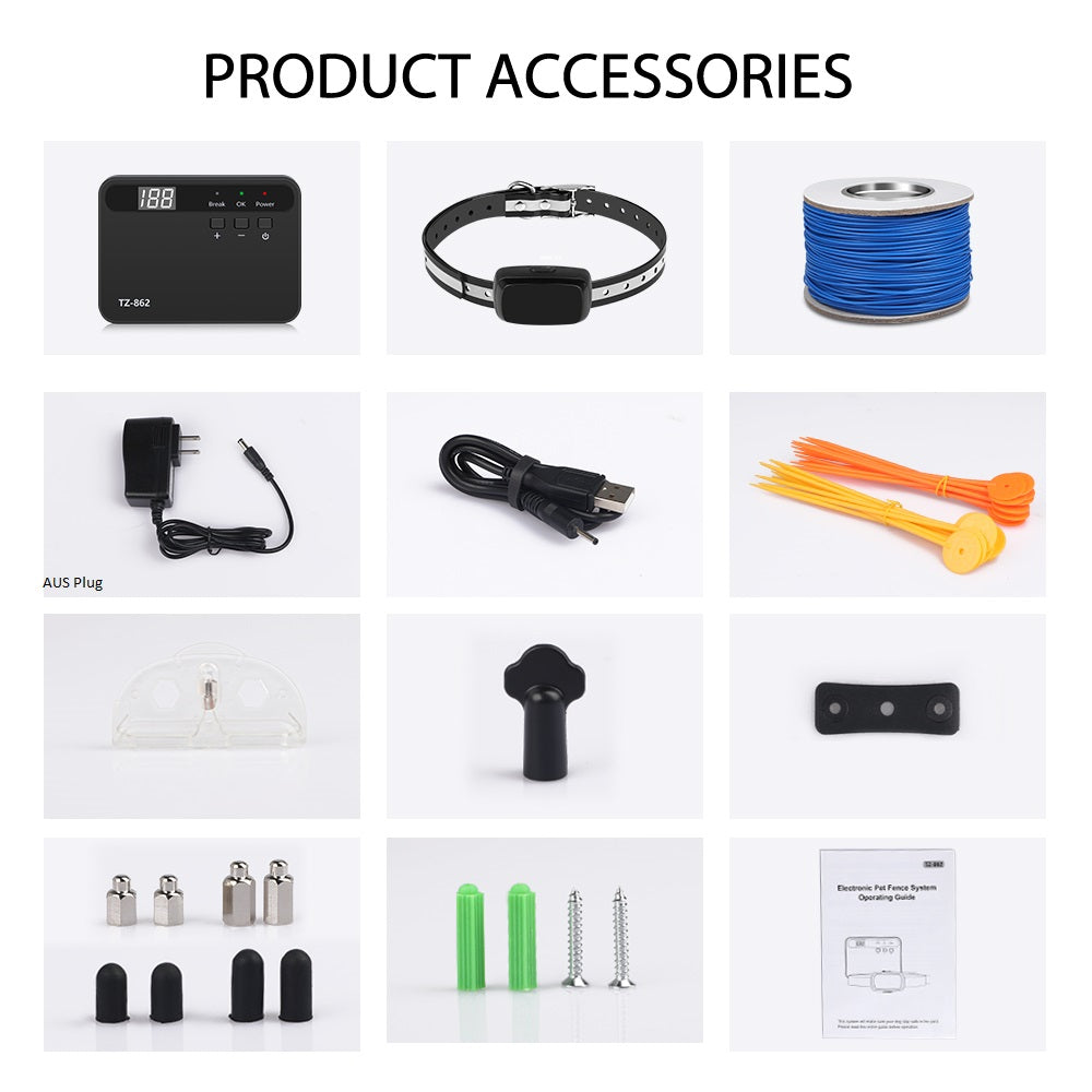 Pawfey Containment System With Weatherproof Collar For Outdoor Roaming