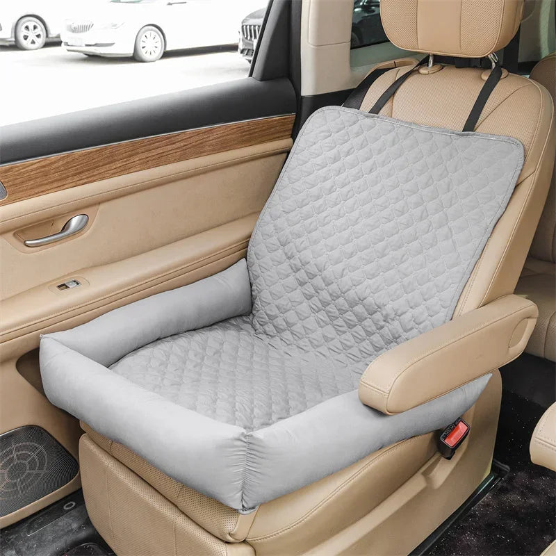 Pawmodo Waterproof Dog Car Seat Cover With Anti-Soil Travel Bed For Small And Medium Dogs