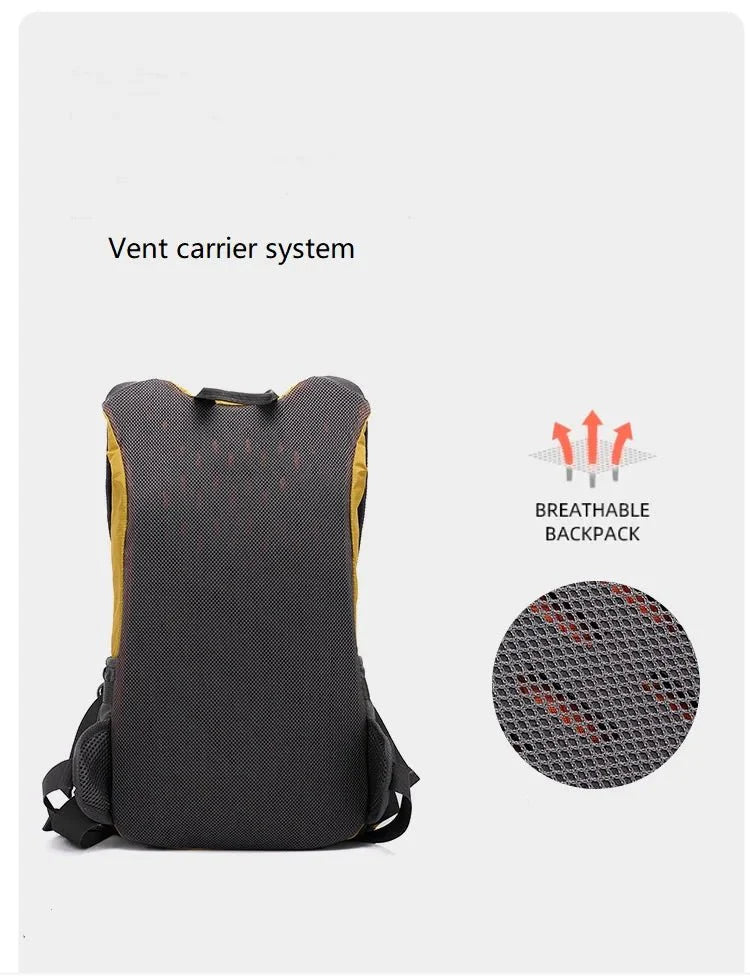 PeakFlow 20L Waterproof Lightweight Backpack For Hiking And Cycling With Ergonomic Design