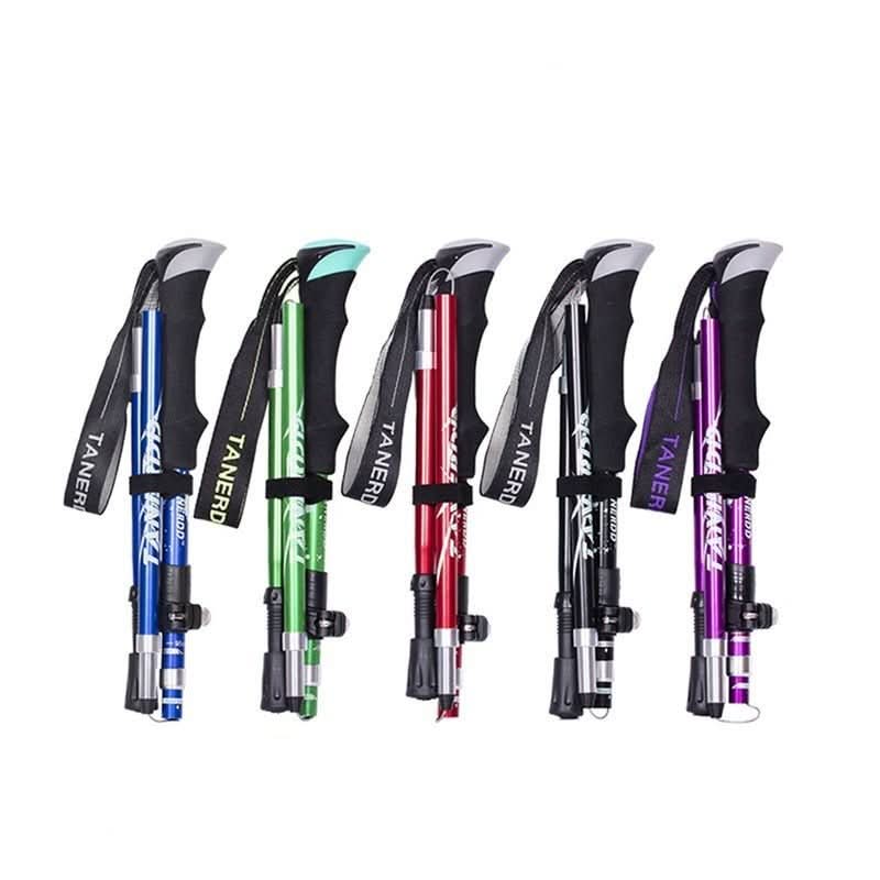 PeakPath Trekking Poles Featuring Ergonomic Handles And Adjustable Design