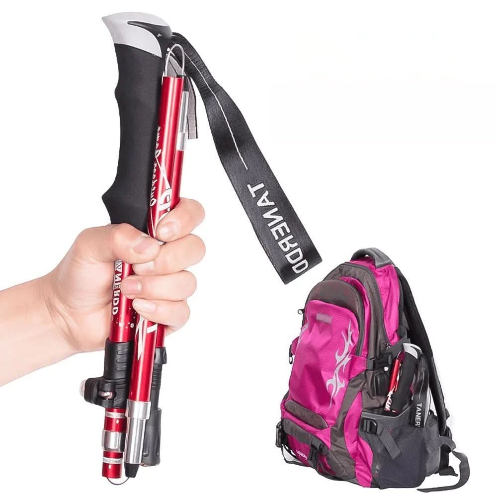 PeakPath Trekking Poles Featuring Ergonomic Handles And Adjustable Design