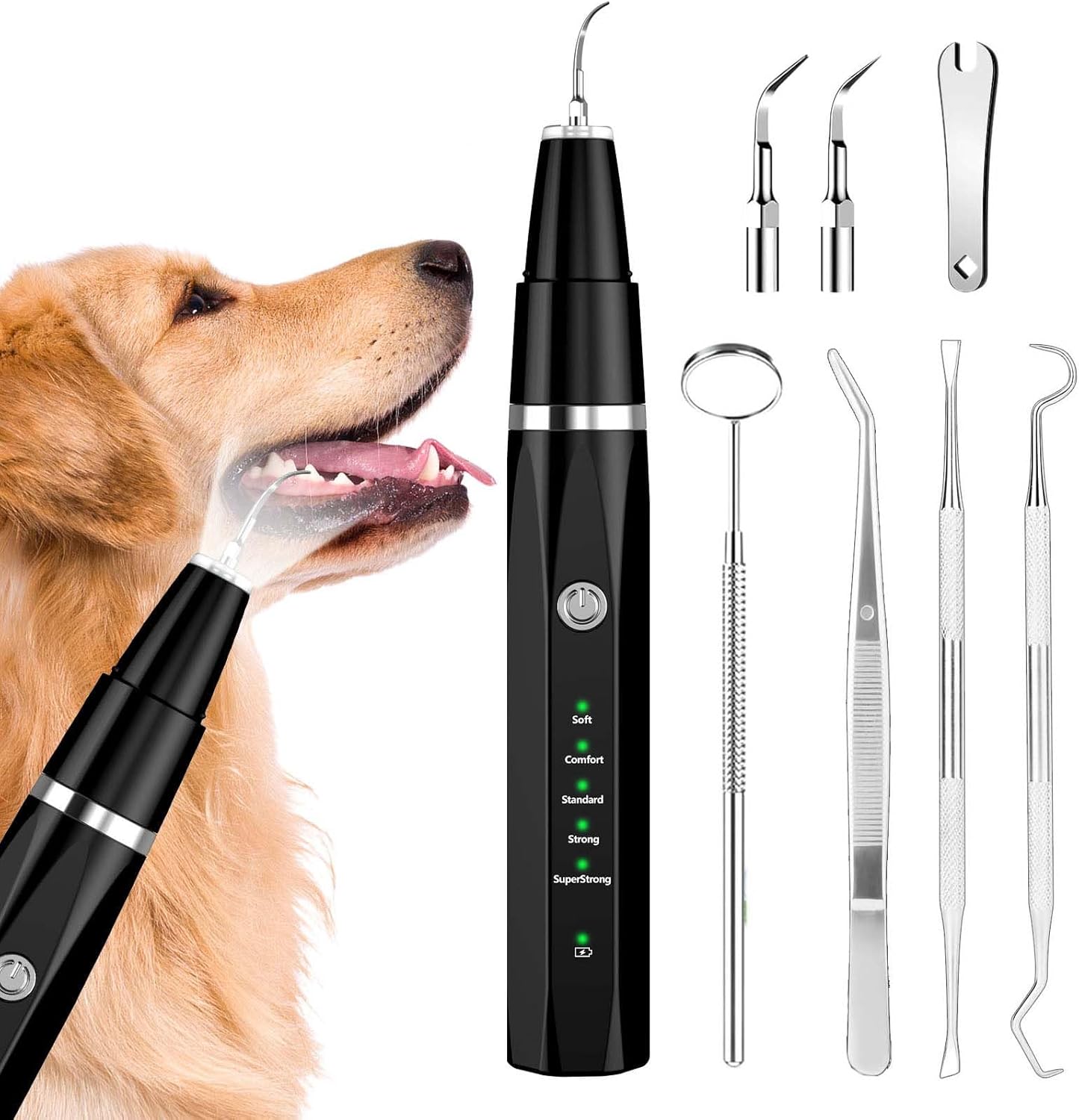 Pet Care Essentials Ultrasonic Dog Dental Cleaner For Quick And Gentle Teeth Cleaning