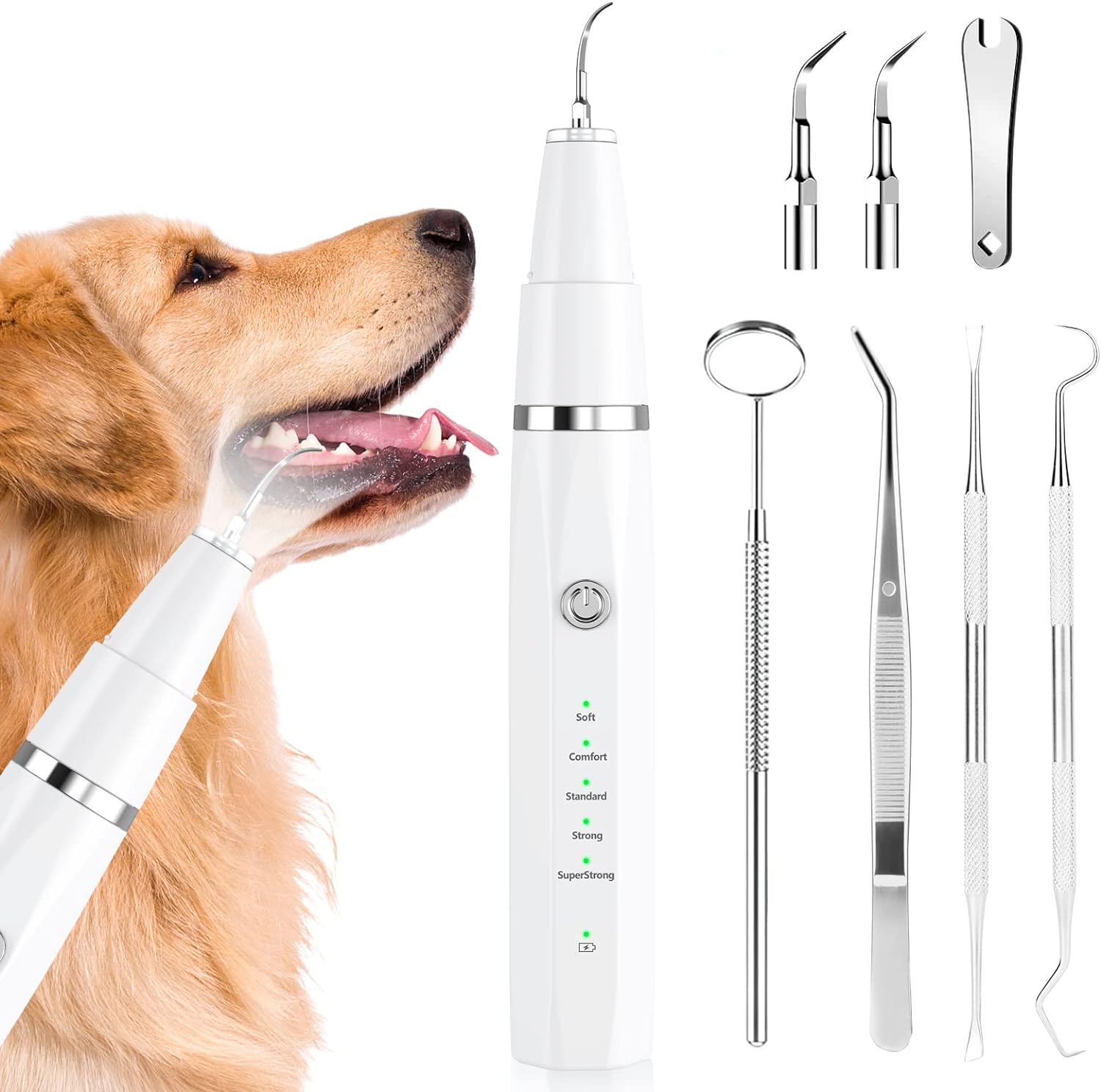 Pet Care Essentials Ultrasonic Dog Dental Cleaner For Quick And Gentle Teeth Cleaning