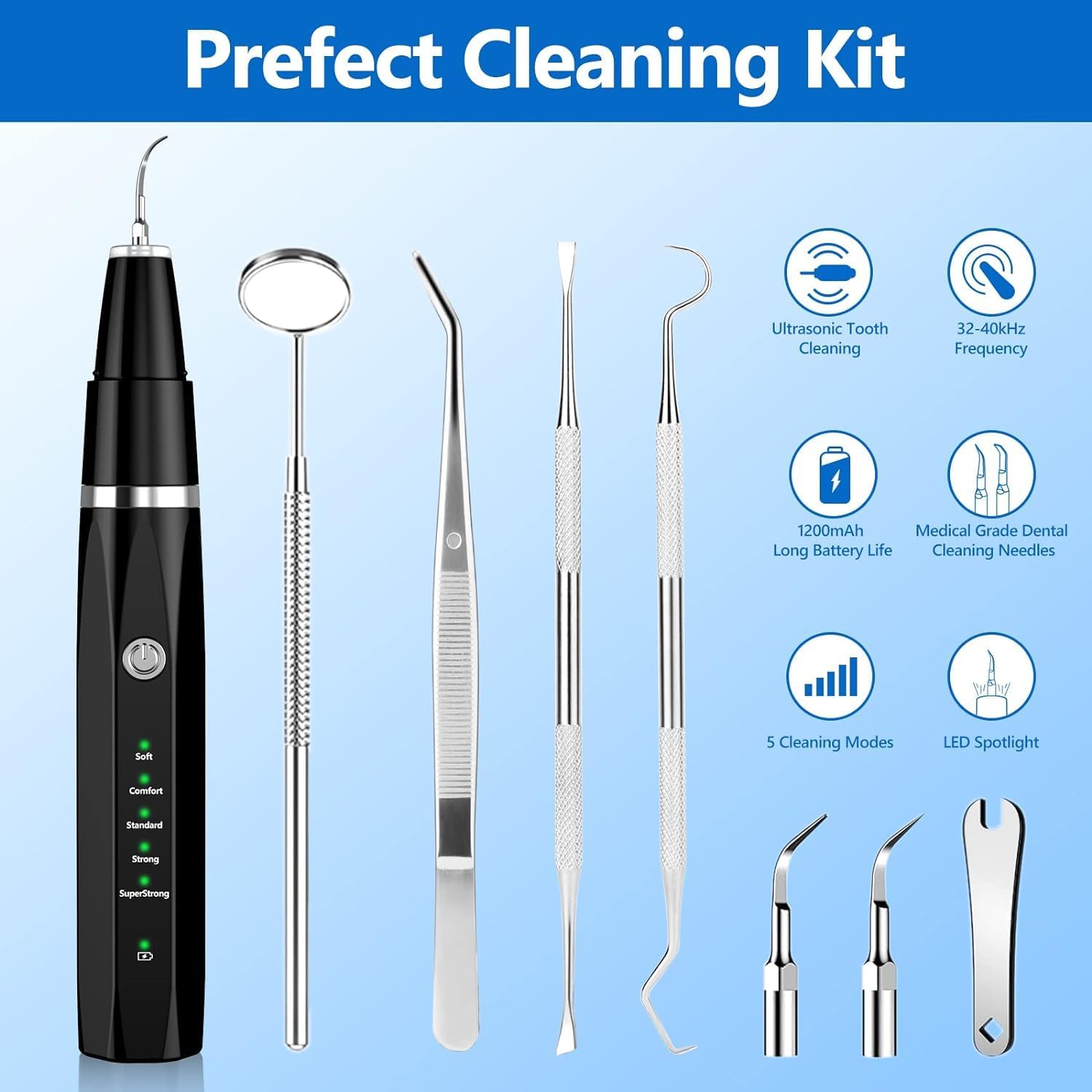 Pet Care Essentials Ultrasonic Dog Dental Cleaner For Quick And Gentle Teeth Cleaning