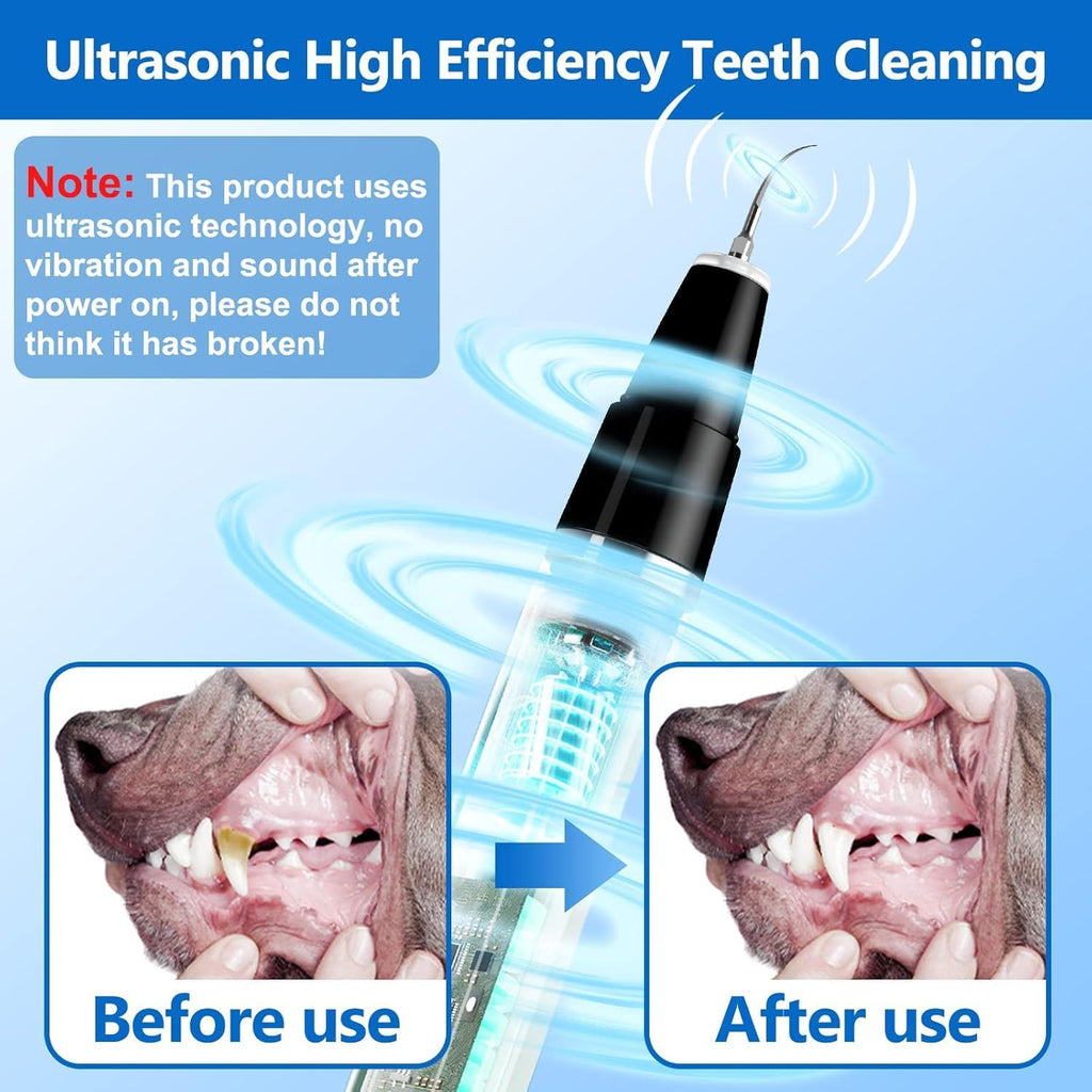 Pet Care Essentials Ultrasonic Dog Dental Cleaner For Quick And Gentle Teeth Cleaning