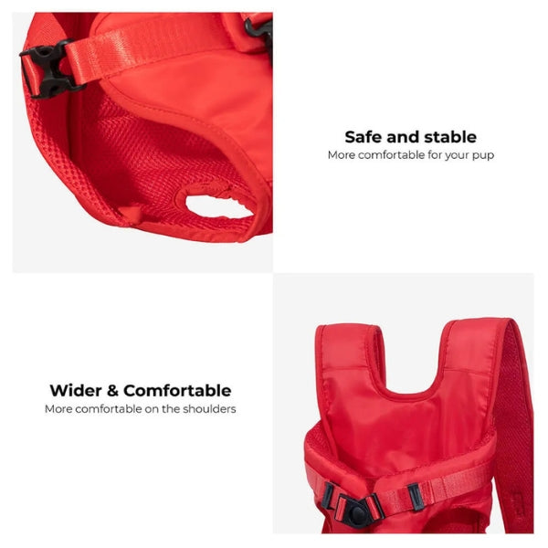 Pet Carrier Cockpit Waterproof Dog And Cat Carrier Backpack With Adjustable Comfort Fit
