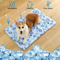 Pet Comfort Cooling Mat With Self-Cooling Gel For Portable Summer Relief