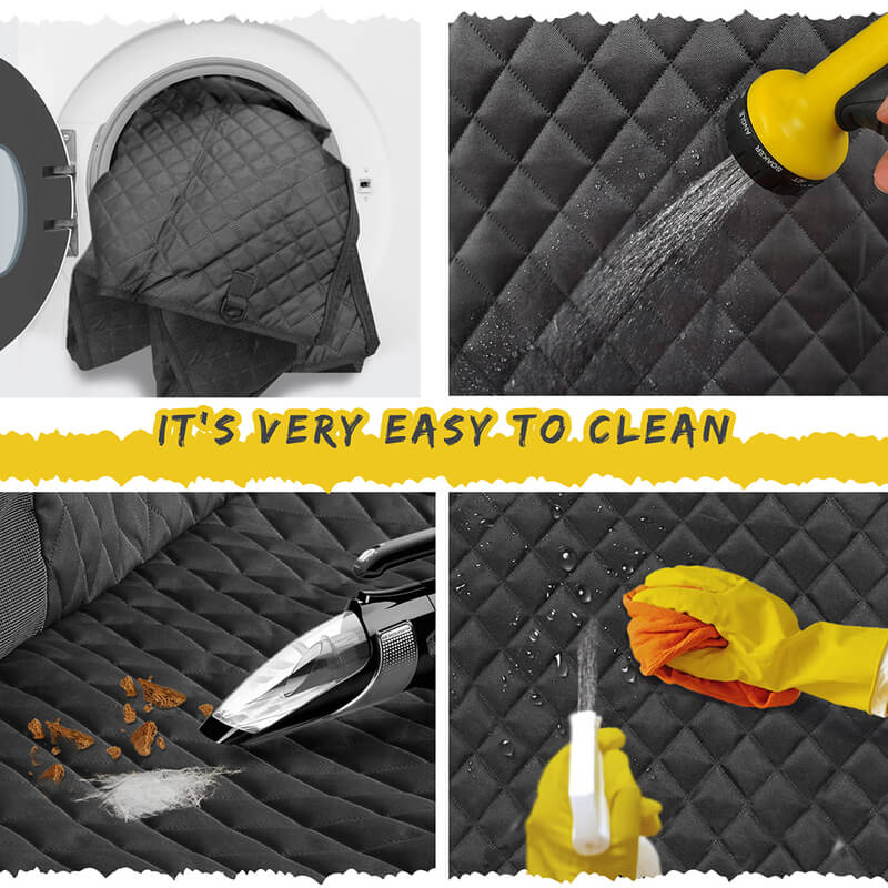 Pet Protector Waterproof Rear Car Seat Cover For Dogs, Easy To Clean Travel Comfort