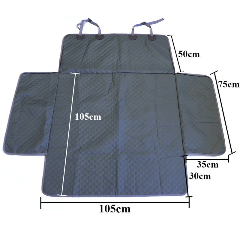 Pet Protector Waterproof Rear Car Seat Cover For Dogs, Easy To Clean Travel Comfort