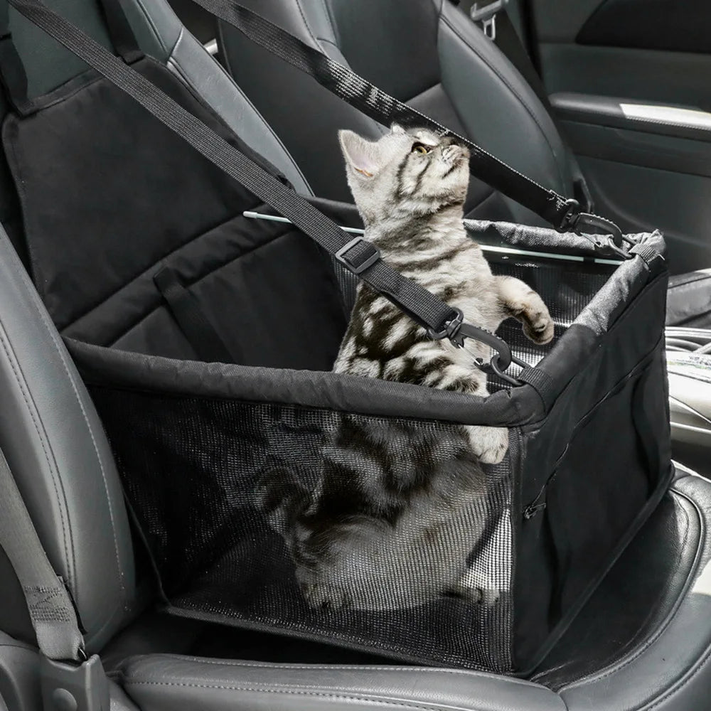 Pet Travel Companion: Waterproof, Collapsible Car Seat Travel Bag For Pets