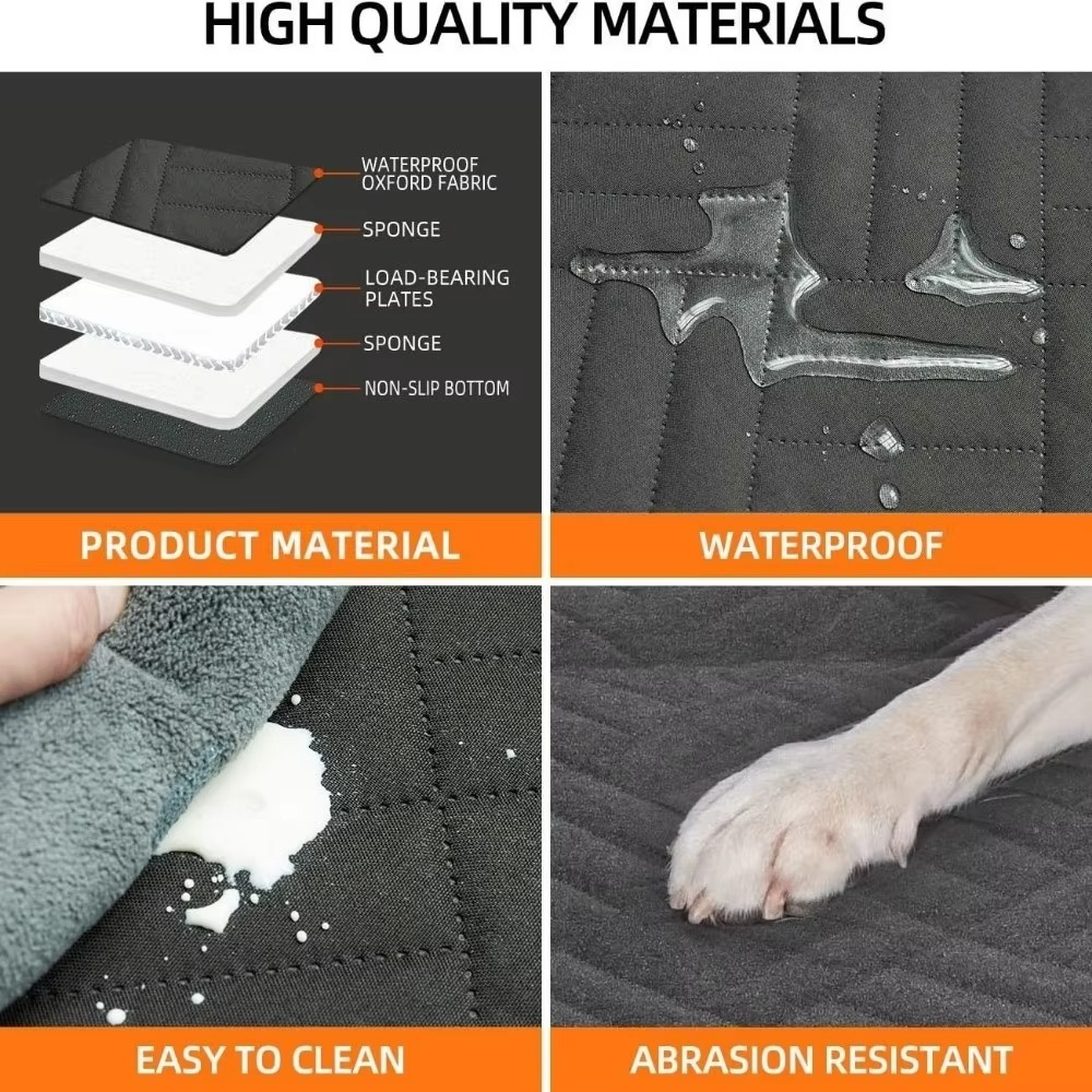 Pet Travel Solutions Waterproof Seat Protector With Backseat Extender